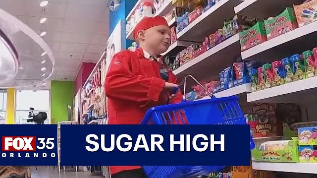 Cancer Survivor Gets Candy Shopping Spree