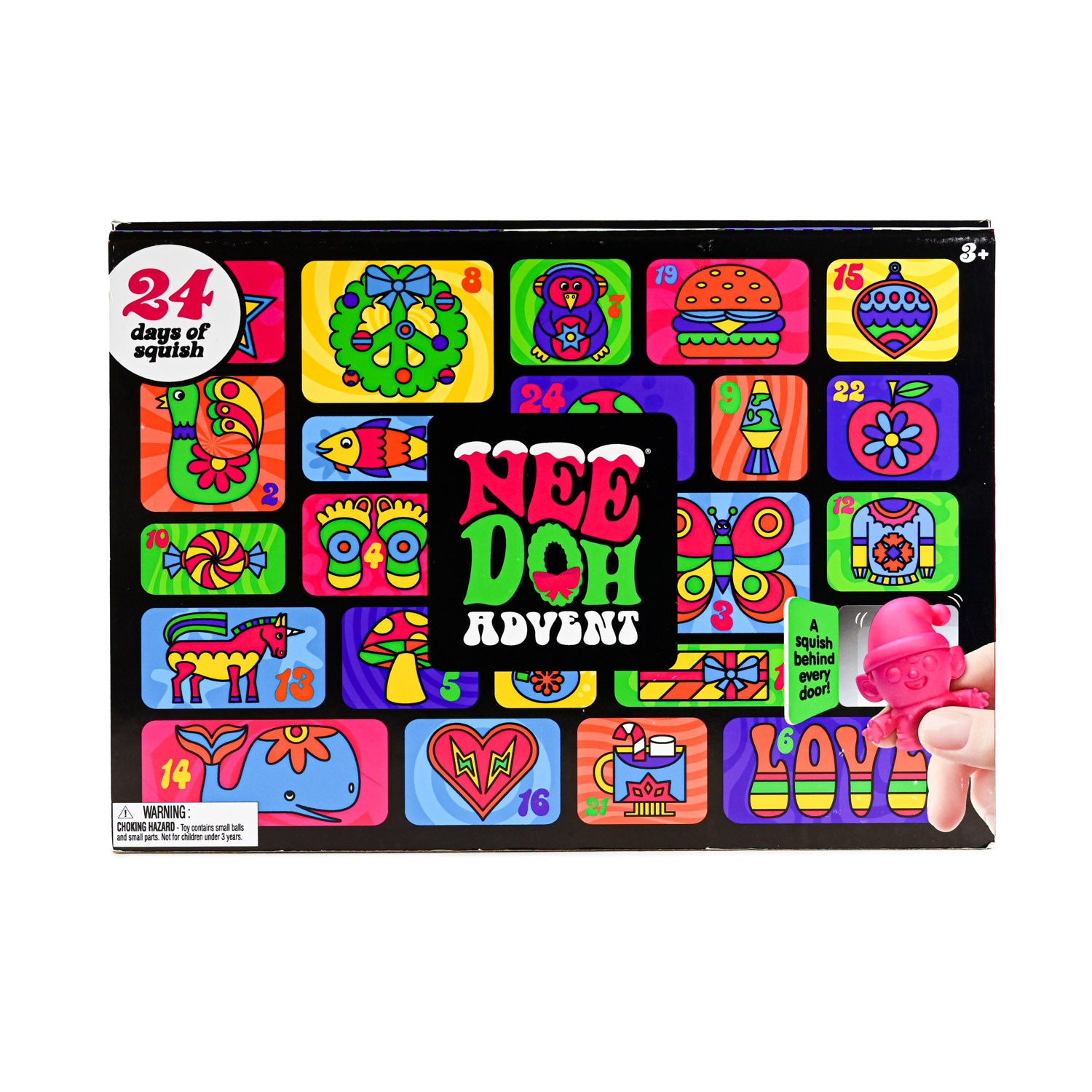 スクイーズ ニードー NeeDoh Squishmas アドベントカレンダー Amazon.co.jp: Schylling NeeDoh Squishmas アドベント