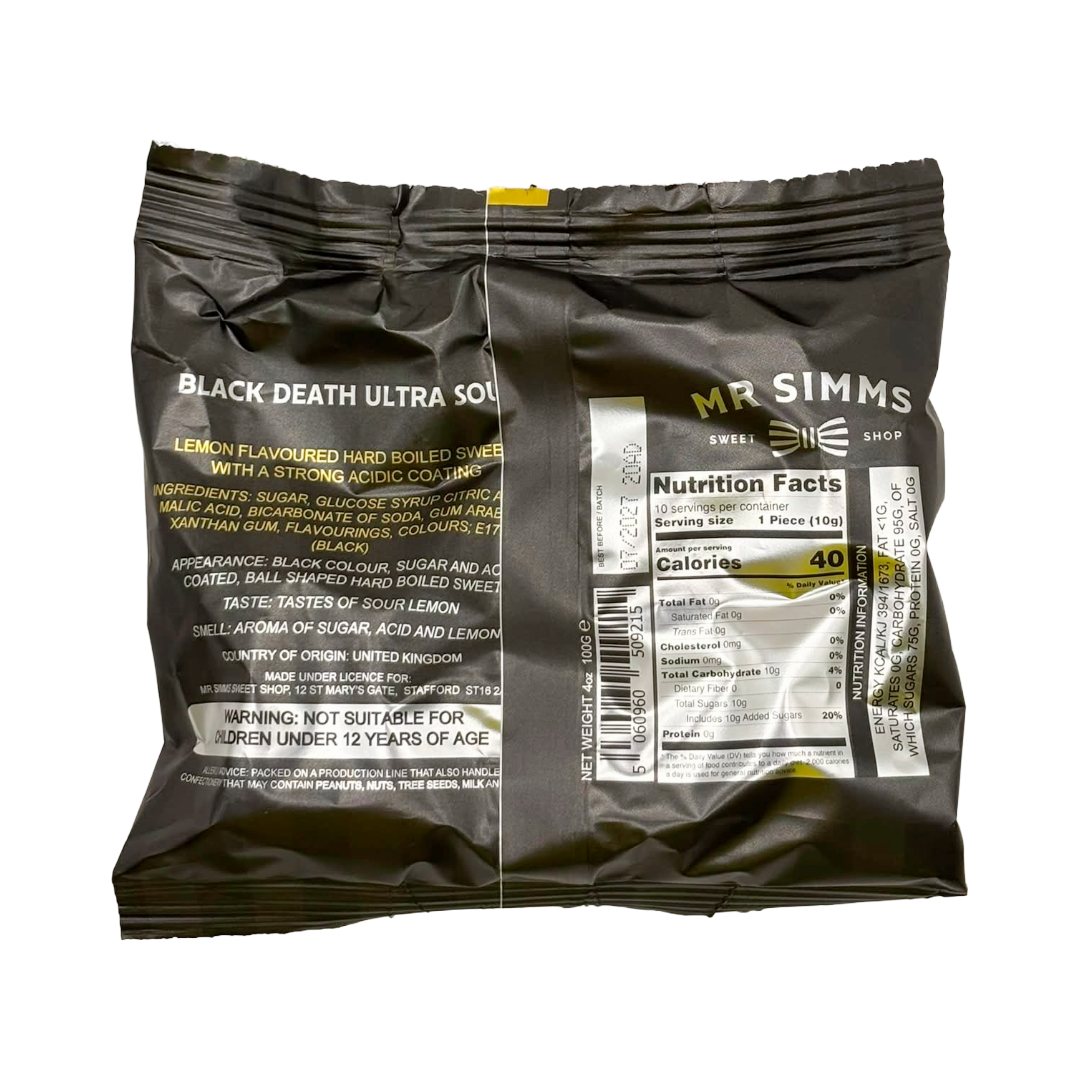 Mr. Simms Black Death Ultra Sours - Load image 1 in gallery view