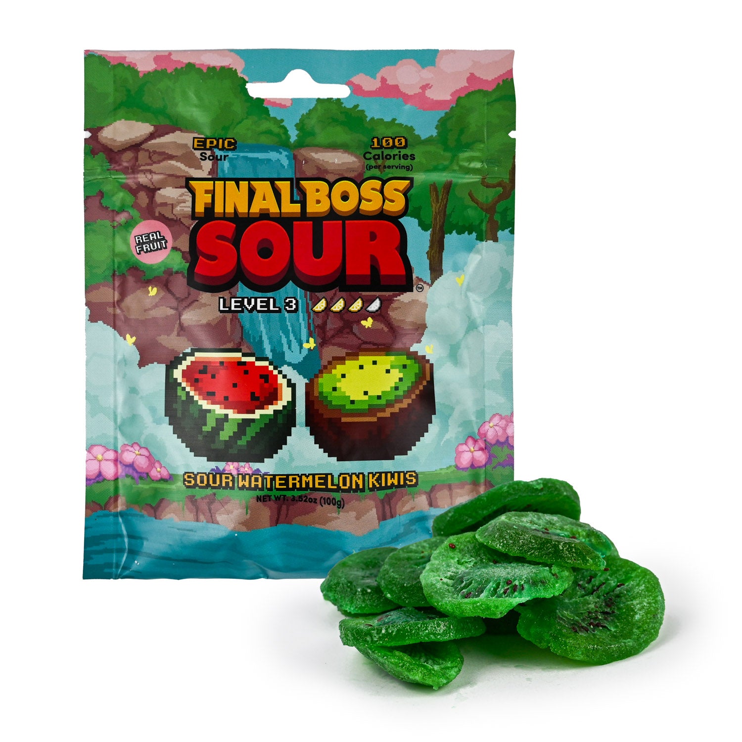 Final Boss Sour Watermelon Kiwis Level 3