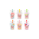 x clear plastic ‘Neko Mimi Okashi’ candy cups with cat‑ear lids and colorful candies, arranged in two rows on a white background