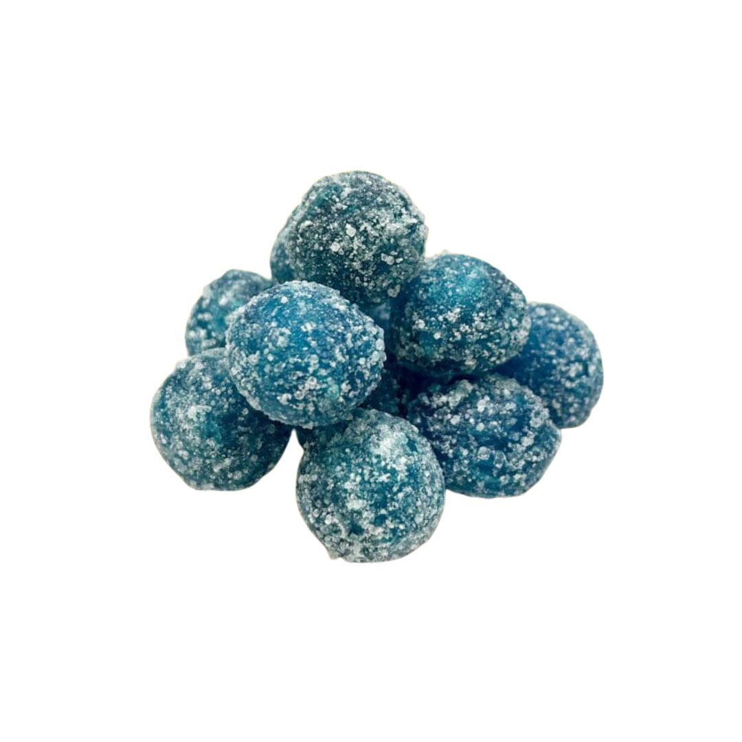 Bubonic berry ultra sours on a white background