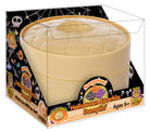 Halloween-themed squishy dumpling product packaging with a 'Surprise! Halloween Sparkle Dumplin' ' design.