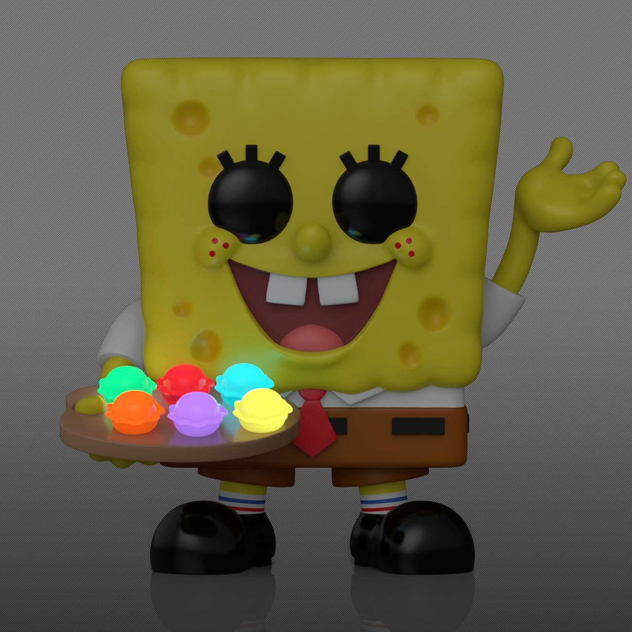 FUNKO POP! Exclusive Glow-In-The-Dark Spongebob w/ Patties - Load image 1 in gallery view
