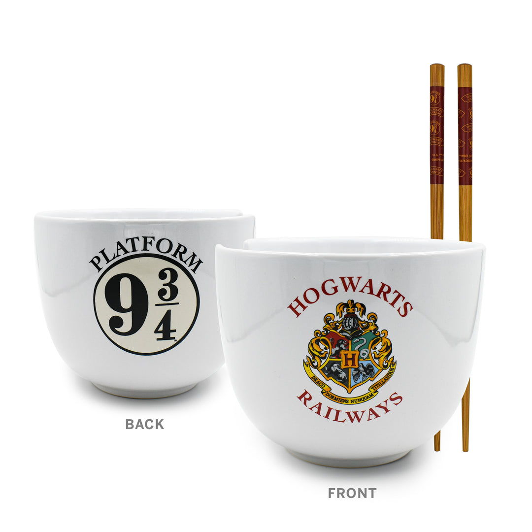Harry Potter Hogwartz Express Ramen Bowl With Chopsticks