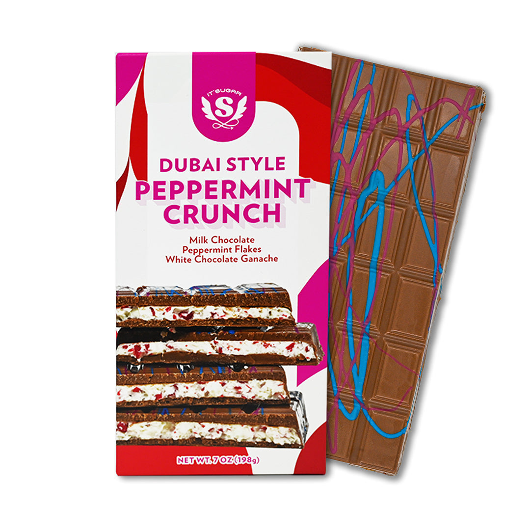 IT'SUGAR Peppermint Crunch Milk Chocolate Bar 7oz