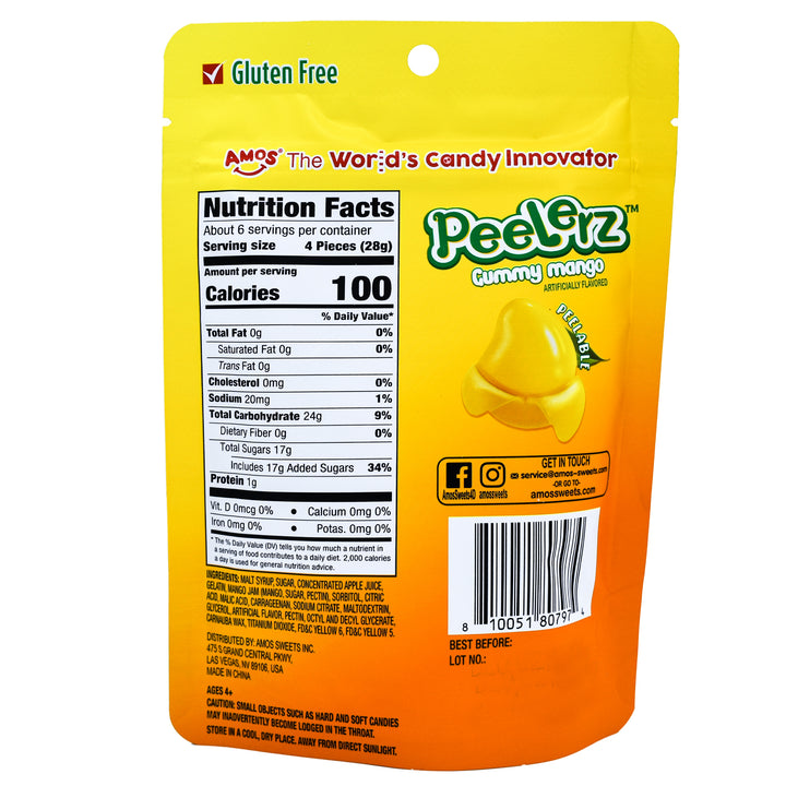 Gummy Peelerz Mango 6oz