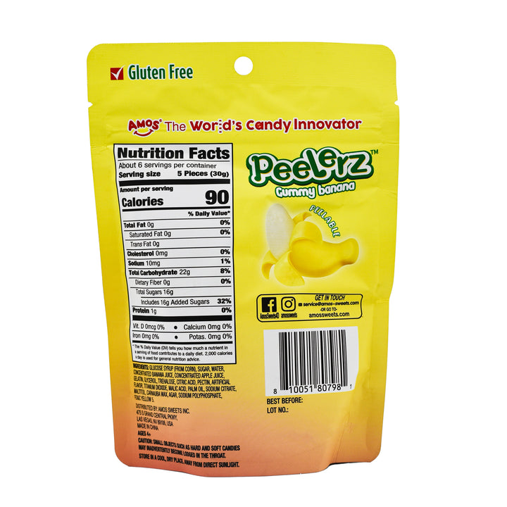 Gummy Peelerz Banana 6oz