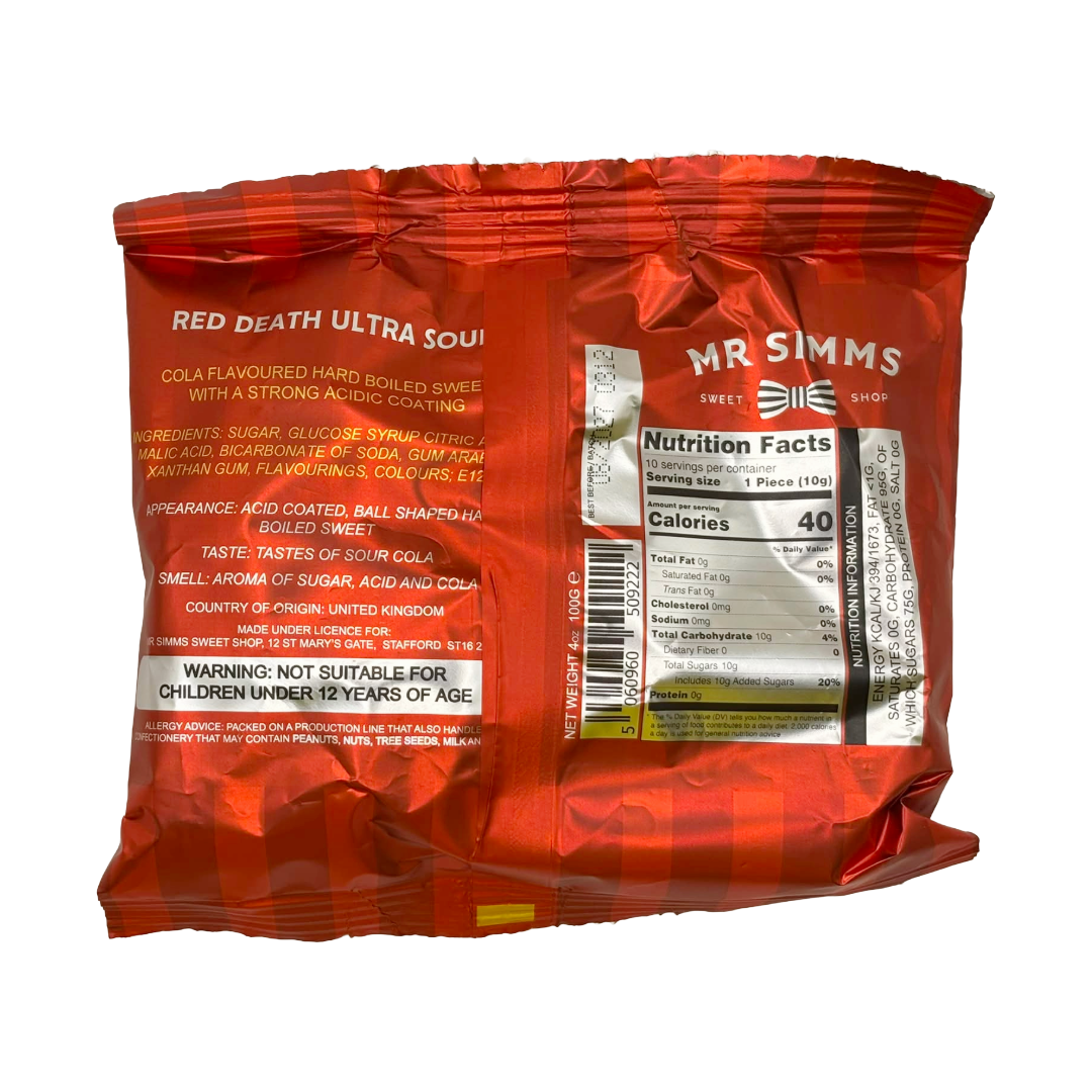 Mr. Simms Red Death Ultra Sours - Load image 1 in gallery view