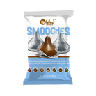 Packaging of NO'Whey! Foods Smooches chocolate candies on a white background
