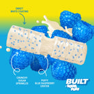 Illustration of a Built Sour Puff with text describing its components on a gradient background.