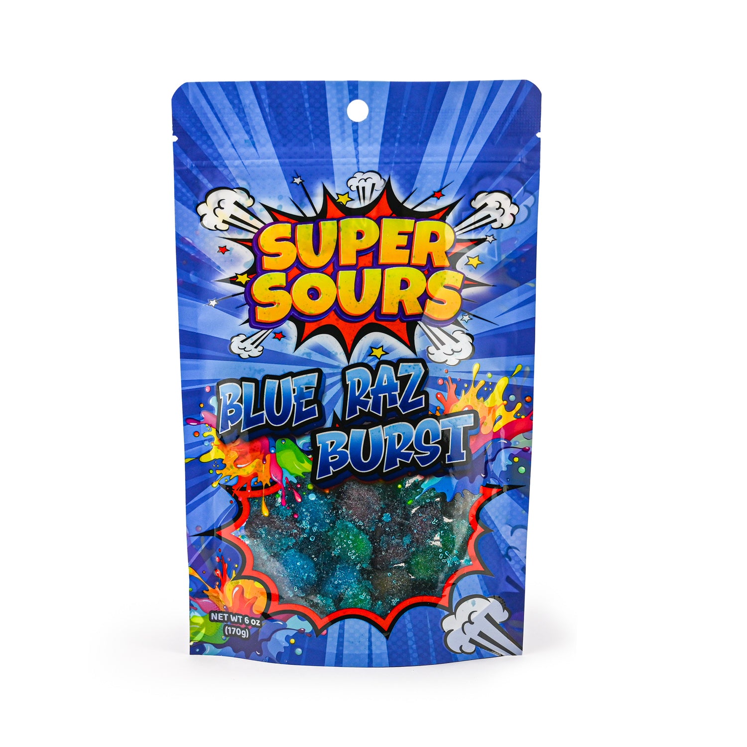 Super Sours Blue Raz Bursts Super Sours Blue Raz Bursts