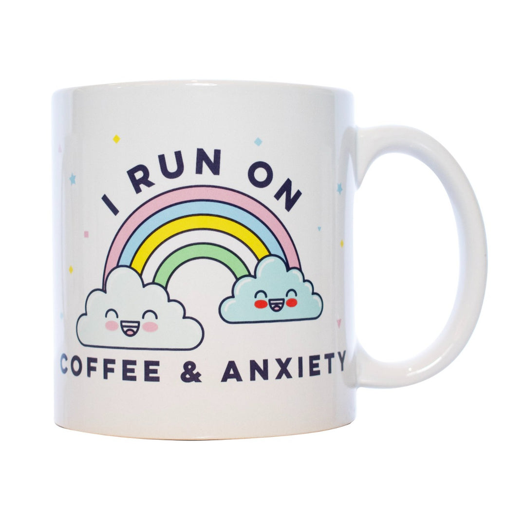 I Run On Coffee And Anxiety Coffee Mug