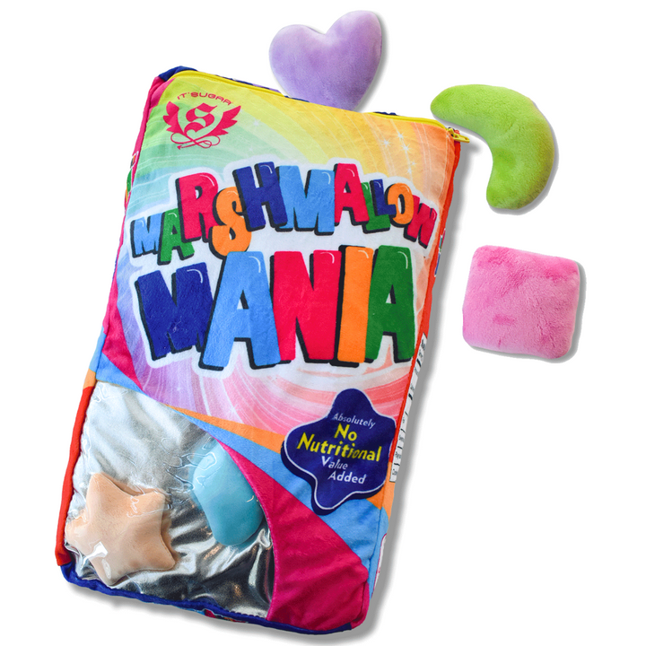 IT'SUGAR Exclusive Marshmallow Mania Pillow & Mini Plush