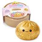 Gold Lucky Bao toy with packaging on a white background