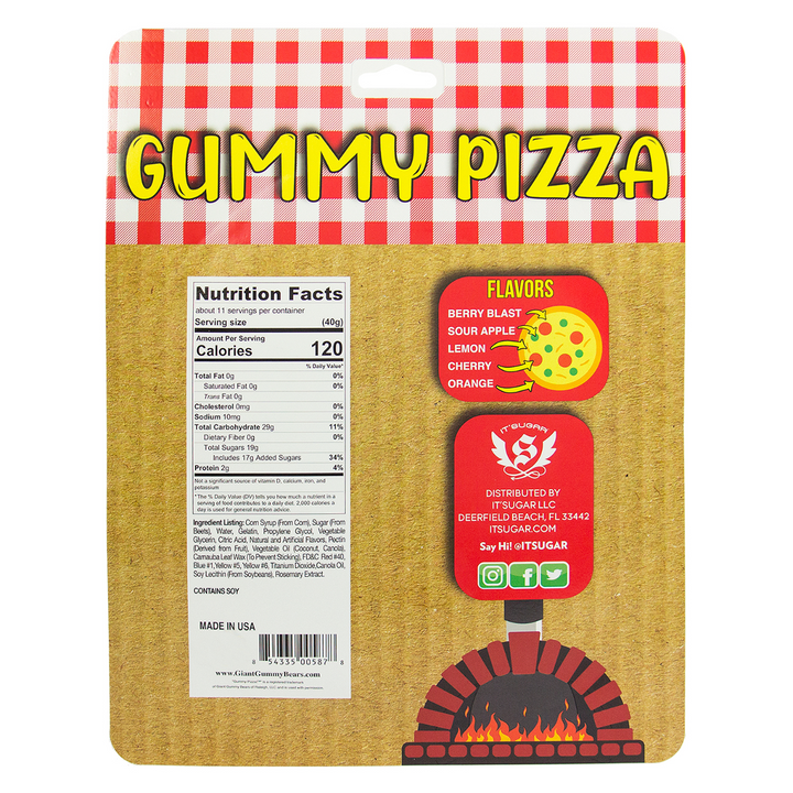IT'SUGAR Pizza Pie Gummy