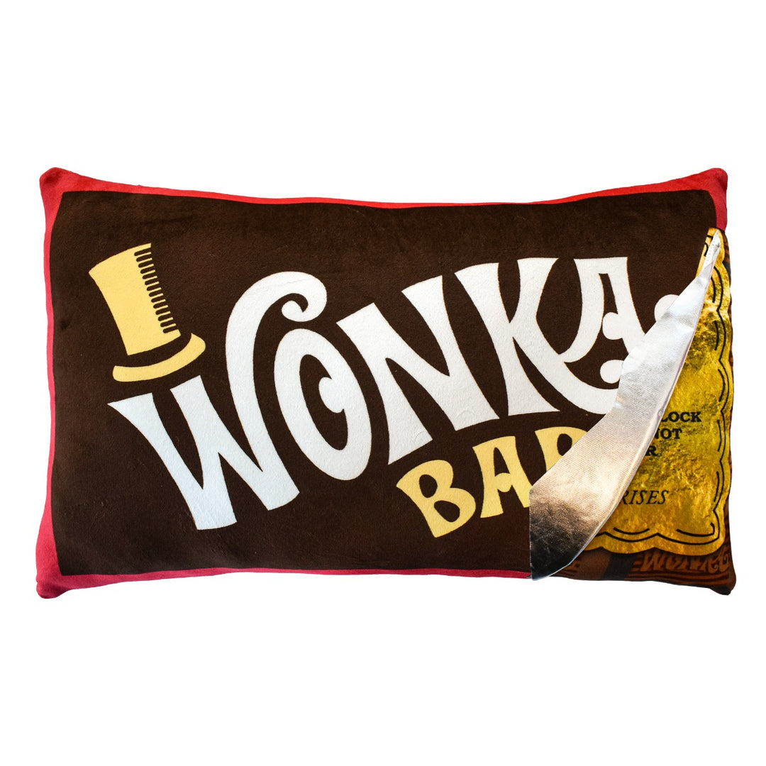 Wonka Golden Ticket Pillow