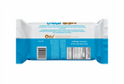 Uniball pen packaging with blue and white design